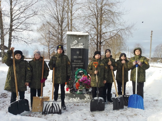 Вахта памяти. Снежный десант..